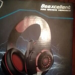 Over-Ear Gaming Headset - Black and Red